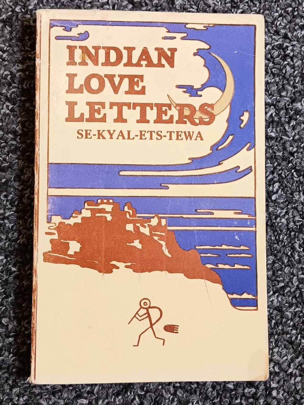 1972 Indian Love Letters Paperback Book, Hopi Native American Romance Novel VTG
